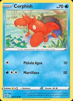 Corphish card in Spanish