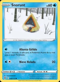 Snorunt card in Spanish