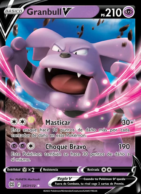 Granbull V card in Spanish