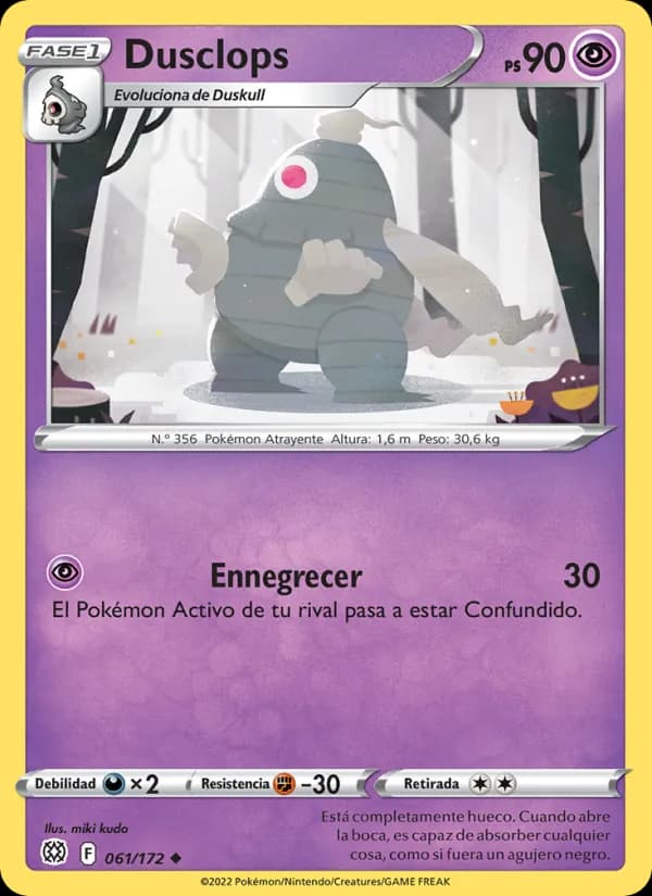 Dusclops card in Spanish