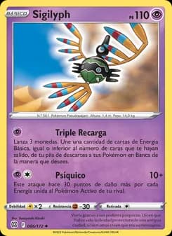 Sigilyph card in Spanish