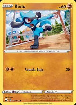 Riolu card in Spanish
