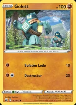 Golett card in Spanish