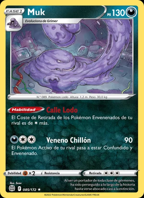 Muk card in Spanish