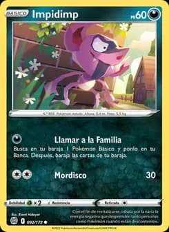 Impidimp card in Spanish