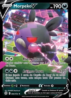 Morpeko V card in Spanish