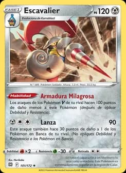 Escavalier card in Spanish