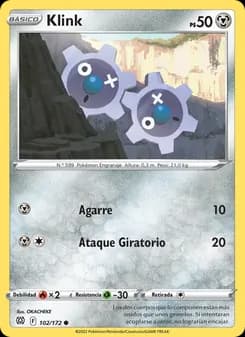 Klink card in Spanish