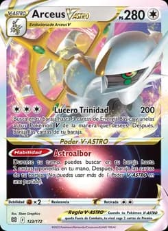 Arceus V-ASTRO card in Spanish