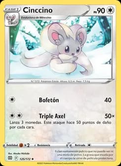 Cinccino card in Spanish
