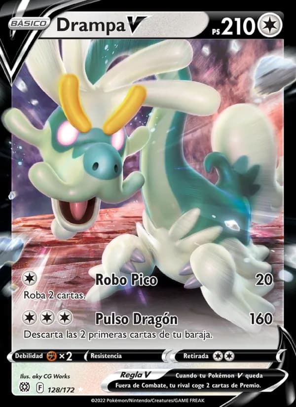 Drampa V card in Spanish