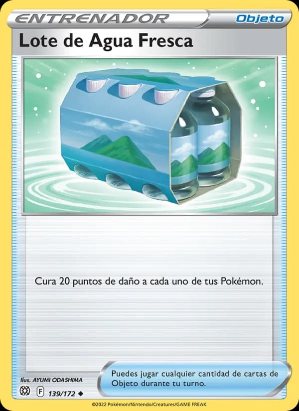 Lote de Agua Fresca card in Spanish