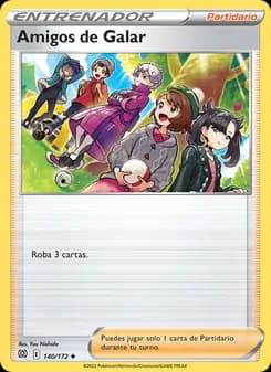 Amigos de Galar card in Spanish