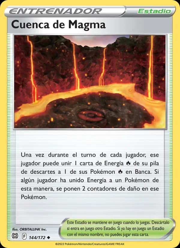 Cuenca de Magma card in Spanish