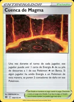 Cuenca de Magma card in Spanish