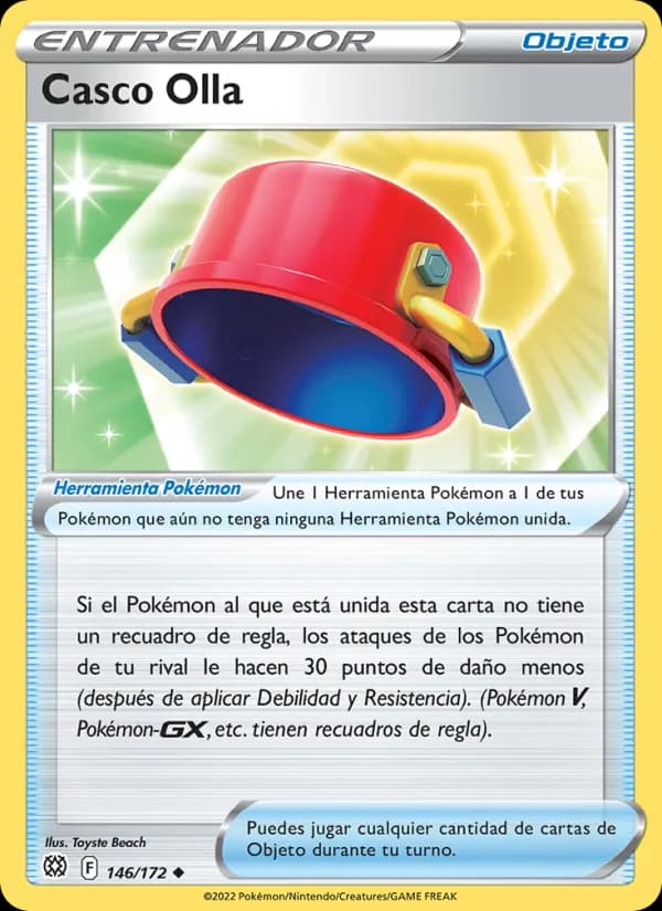 Casco Olla card in Spanish