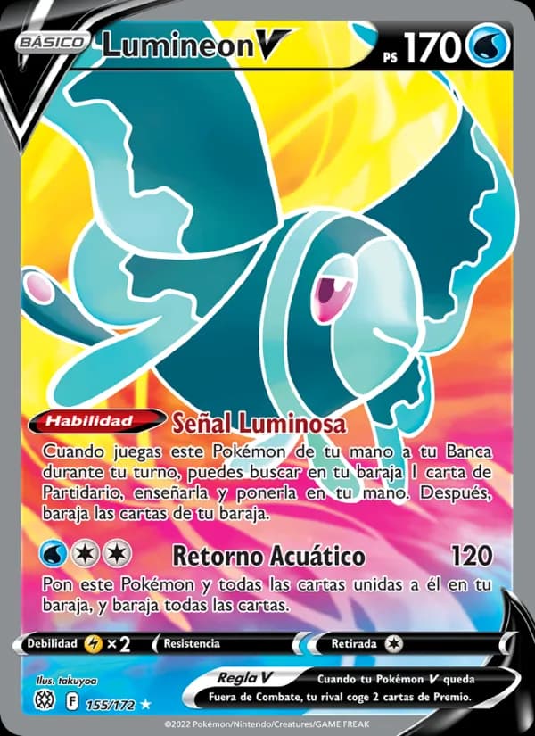 Lumineon V card in Spanish