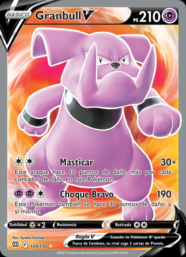 Granbull V card in Spanish