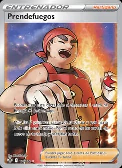 Prendefuegos card in Spanish