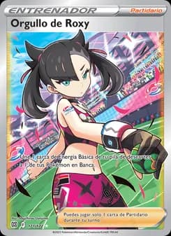 Orgullo de Roxy card in Spanish
