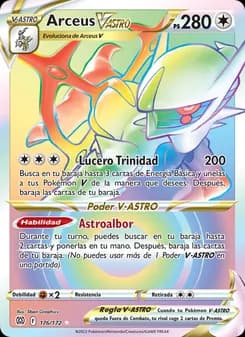 Arceus V-ASTRO card in Spanish