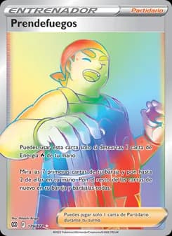 Prendefuegos card in Spanish