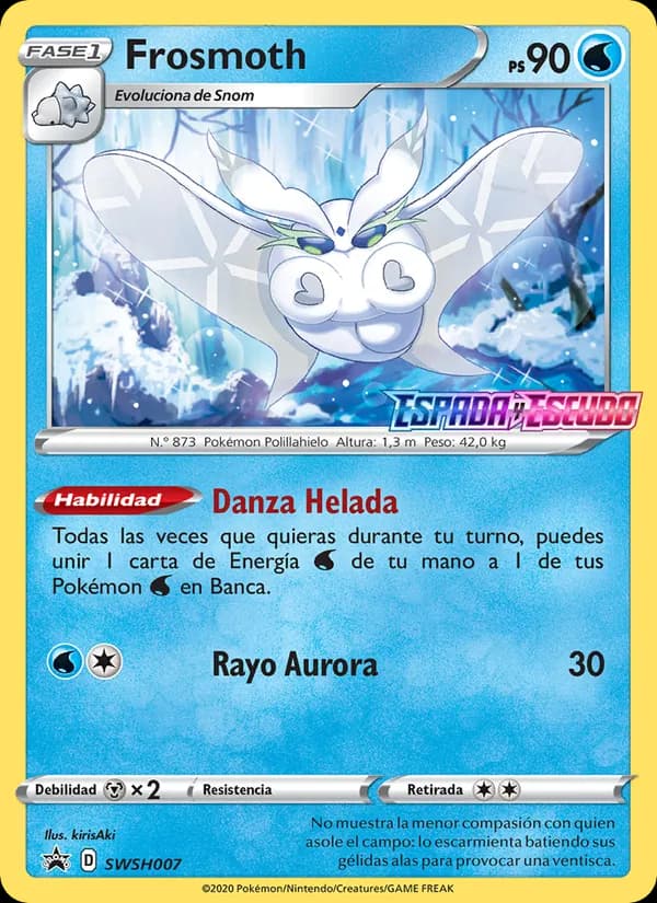 Frosmoth card in Spanish