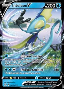 Inteleon V card in Spanish