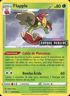 Flapple card in Spanish