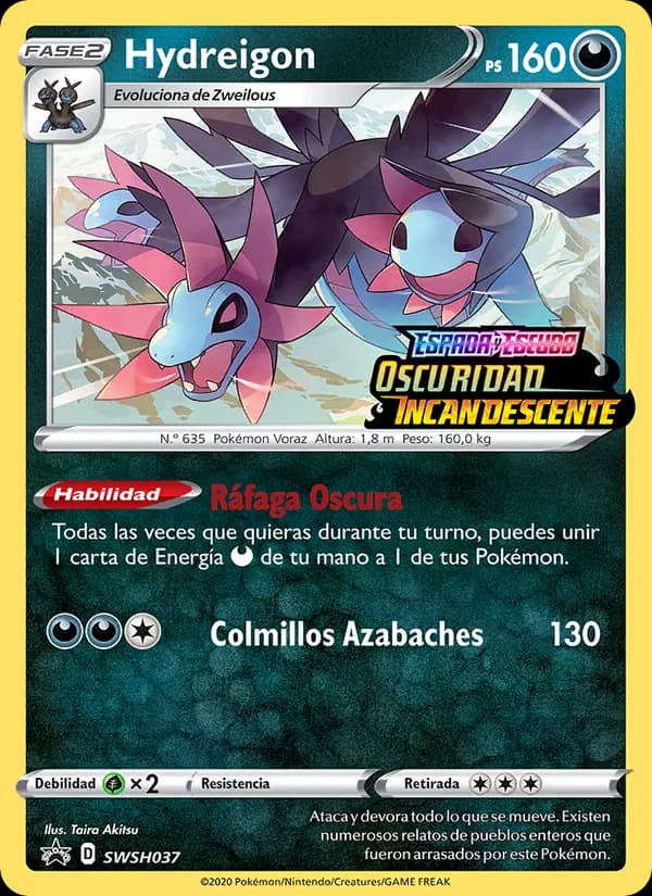 Hydreigon card in Spanish