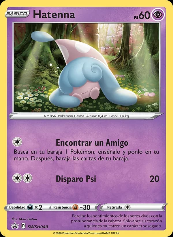 Hatenna card in Spanish