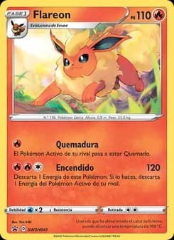 Flareon card in Spanish