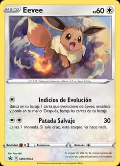 Eevee card in Spanish