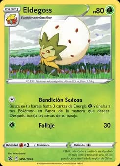 Eldegoss card in Spanish