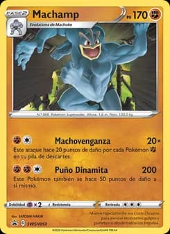 Machamp card in Spanish
