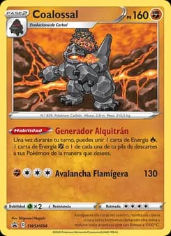 Coalossal card in Spanish