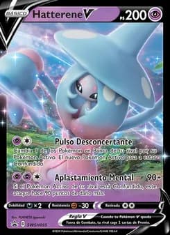 Hatterene V card in Spanish