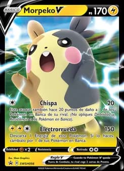 Morpeko V card in Spanish
