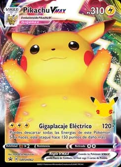 Pikachu VMAX card in Spanish
