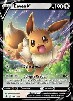 Eevee V card in Spanish