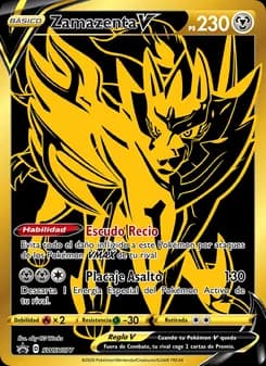 Zamazenta V card in Spanish