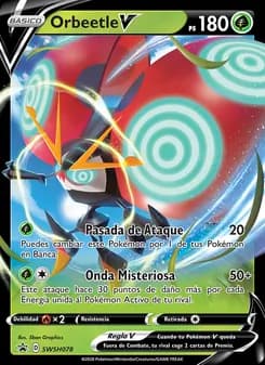 Orbeetle V card in Spanish