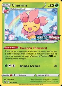 Cherrim card in Spanish