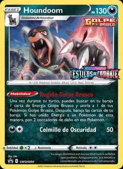 Houndoom card in Spanish