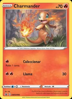 Charmander card in Spanish