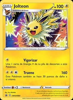 Jolteon card in Spanish
