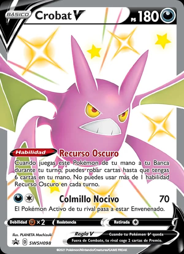 Crobat V card in Spanish