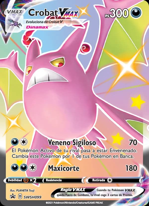 Crobat VMAX card in Spanish