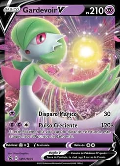 Gardevoir V card in Spanish