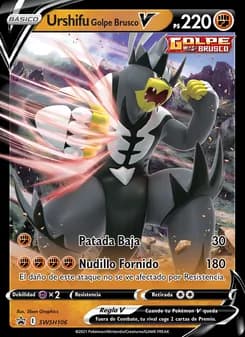 Urshifu Golpe Brusco V card in Spanish